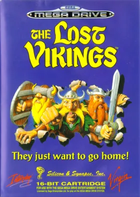 Lost Vikings, The (Europe) (Beta) box cover front